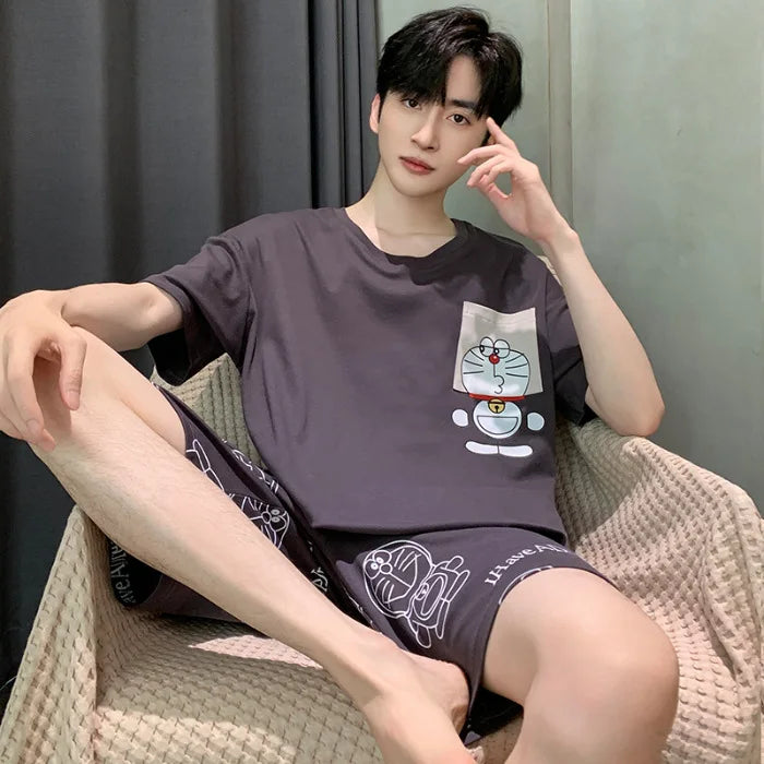 SAMWESTART Men's Modal Cotton Cool Summer Pajamas