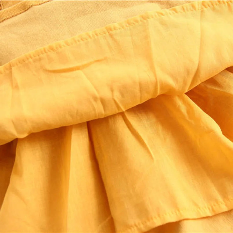 Cute Warm Baby Girl's Princess Woolen Bib Dress