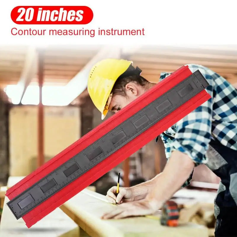 Shape Contour Gauge Duplicator 5/6/10/20inch Profile Measuring Tool Tiling Laminate Tiles Tools Plastic Contour Copy Duplicator
