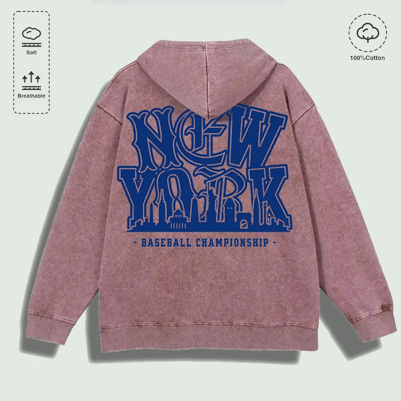 Áo Hoodie Cotton New York 1992 Nhiều Màu Sắc - Daisan Mart