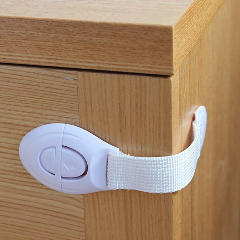 5PCs Door Lock Baby Safety Home Baby Protection Refrigerator Drawer Lock For Kids Safety Security Protector Baby Care - Daisan Mart