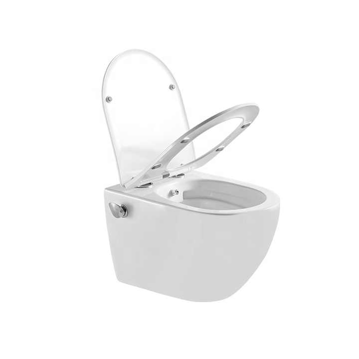 Medyag ceramic wall hung toilet, rimless wall mounted toilet, wall mounted toilet factory 