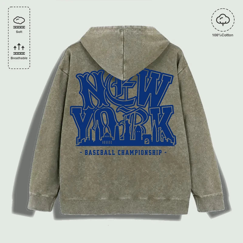 Áo Hoodie Cotton New York 1992 Nhiều Màu Sắc - Daisan Mart