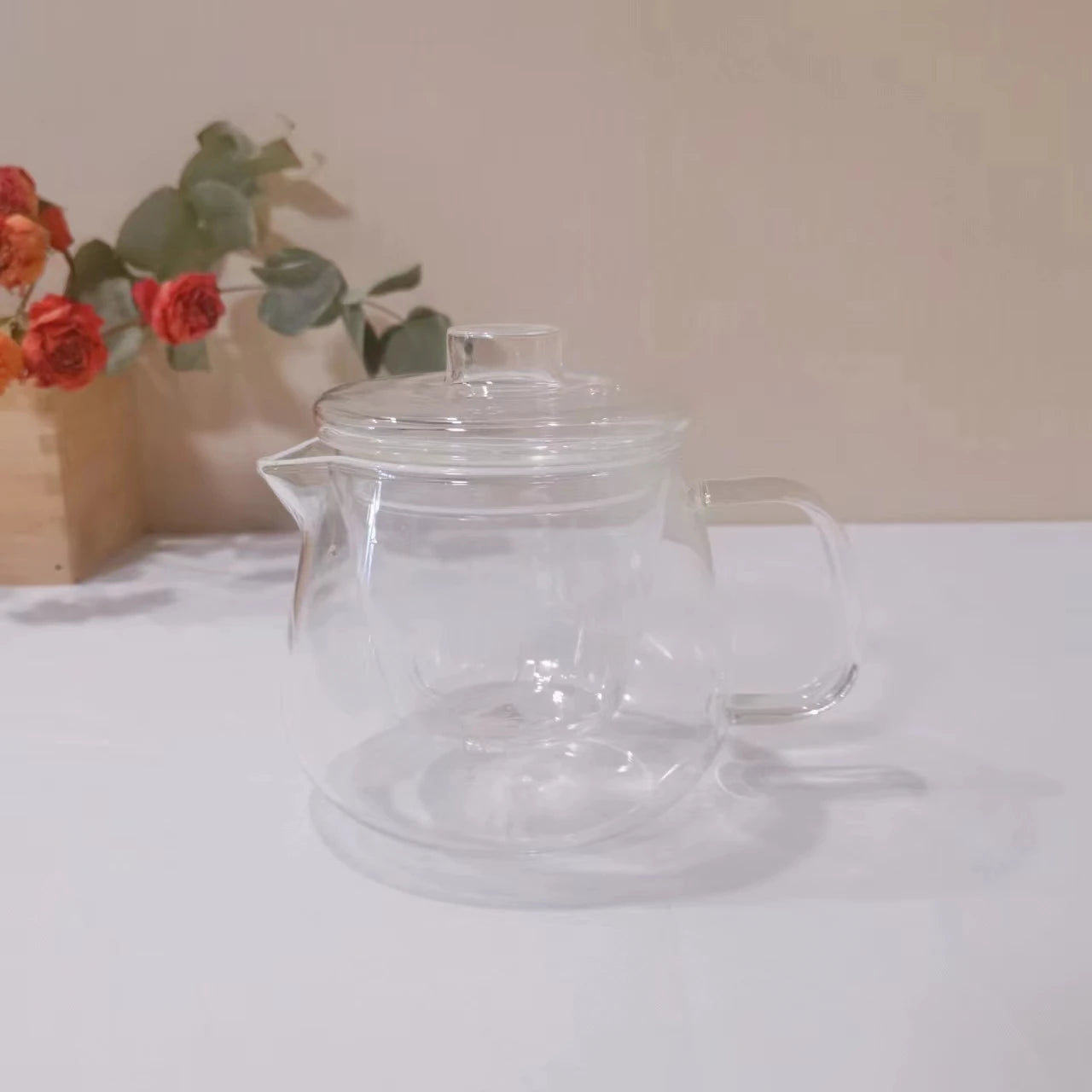 Ấm Pha Trà Thủy Tinh Borosilicate Kèm Lọc Đa Năng
