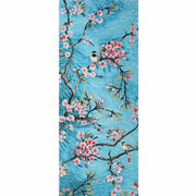 Best Selling Vintage Cut Craft Flowers and Birds Art Mosaic Glass Painting Picture Decorative Wall Tiles 