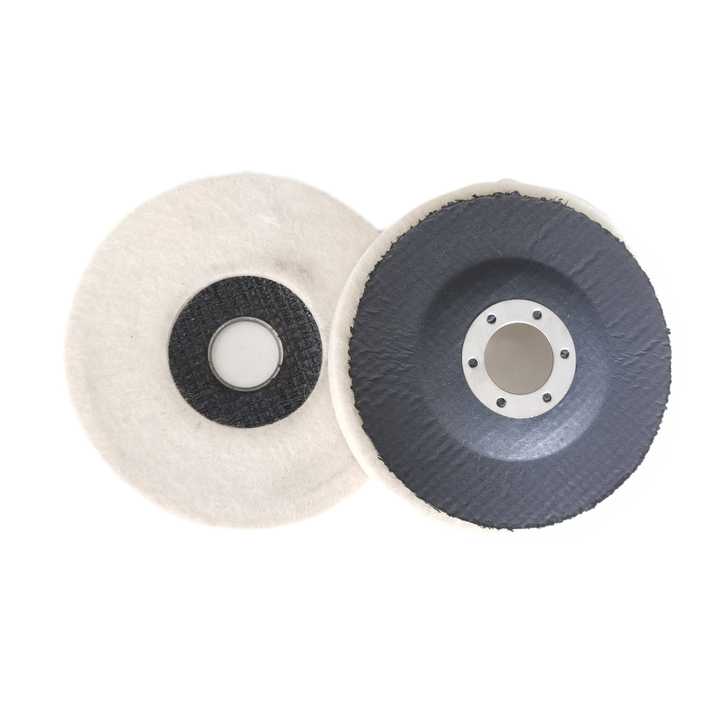 OEM Support 5" 125mm Abrasive Tools Flat Felt Disc Angle Grinder Polishing Wheel Polishing Wheel Angle Grinder 