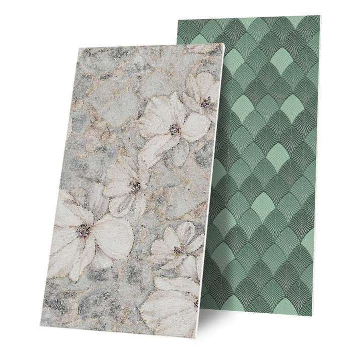 French Carved Flower Ceramic Tiles Porcelain Wall Tiles Ceramic Tiles For Kitchen Bathroom And Indoor Wall Tiles