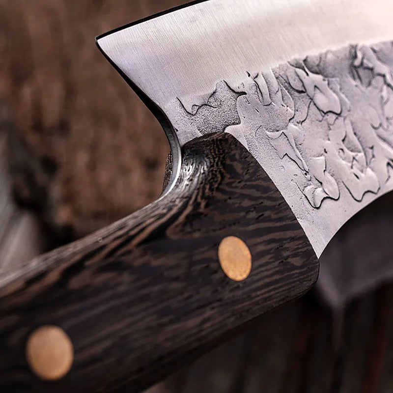 Serbian Chef's Hand-Forged Stainless Steel Boning Knife 50cm