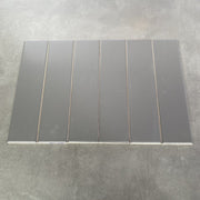 Premium smooth glazed gray tile, size 50x200mm, code UTT28M_S