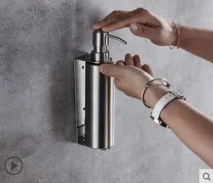 Bình đựng xà phòng treo tường inox 304 đa năng - Daisan Mart