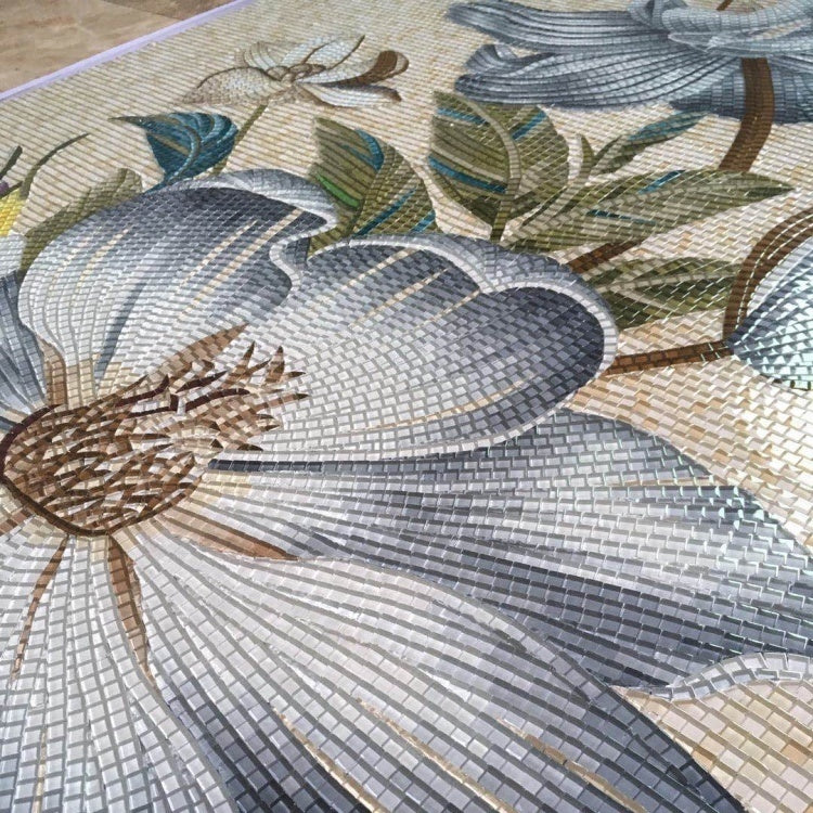 Flower Glass Mosaic 
