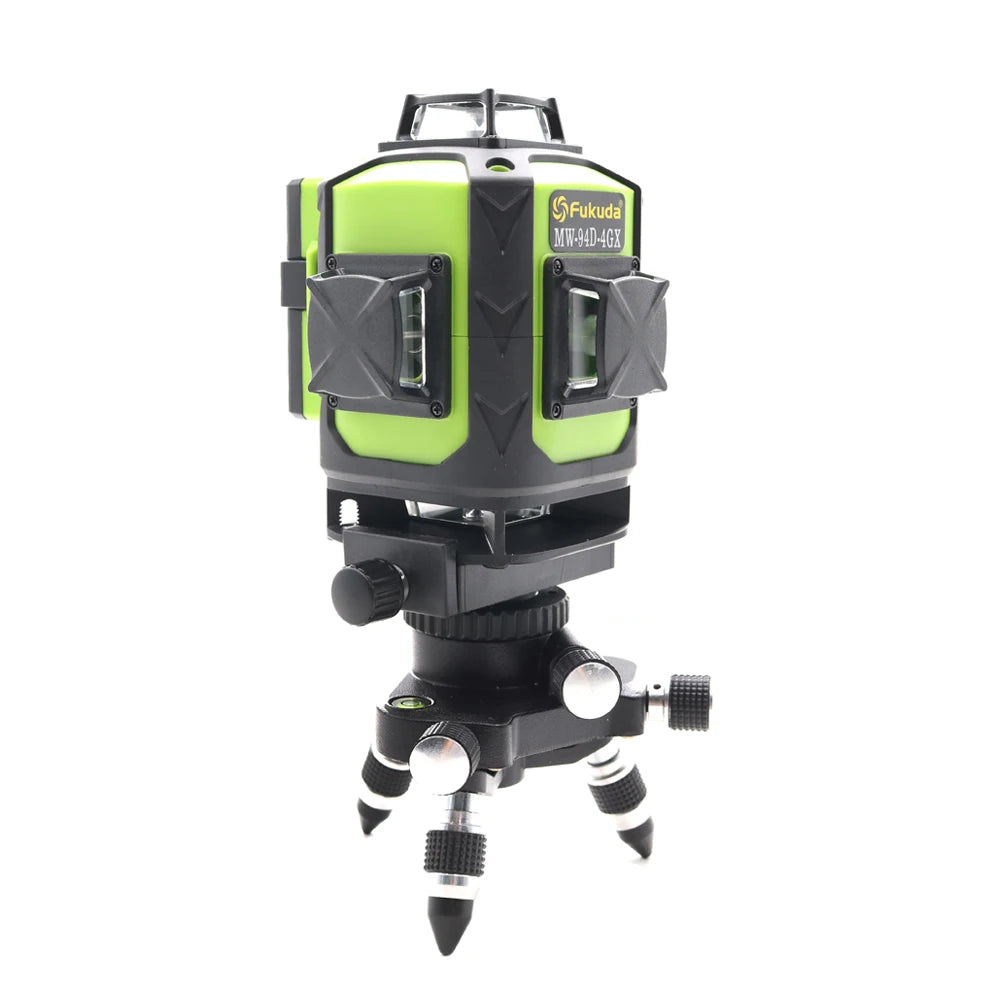 New Fukuda Professional 16 Line 4D Laser Level Japan Sharp Green 515NM Beam 360 Vertical And Horizontal Self-leveling Cross - Daisan Mart