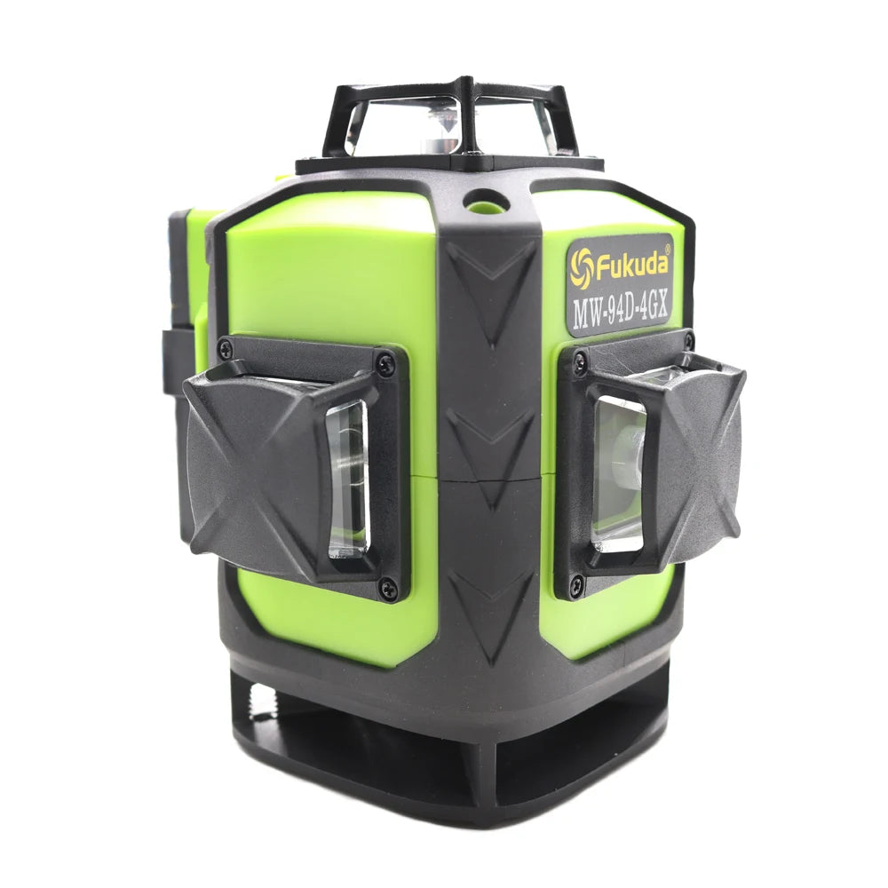 New Fukuda Professional 16 Line 4D Laser Level Japan Sharp Green 515NM Beam 360 Vertical And Horizontal Self-leveling Cross - Daisan Mart