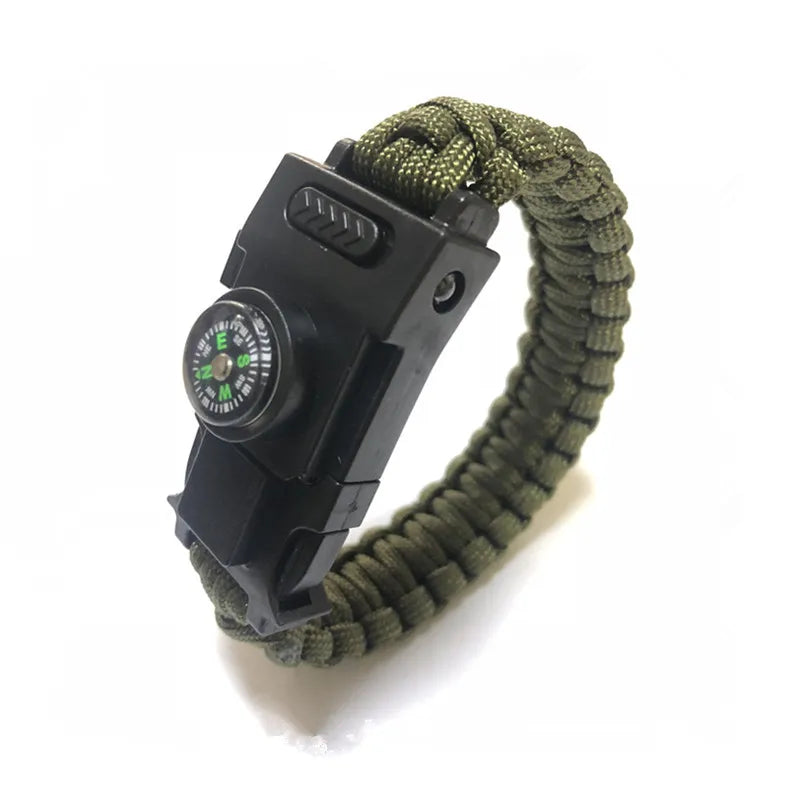 4mm Paracorde Multi-Functional Christmas LED Survival Bracelet