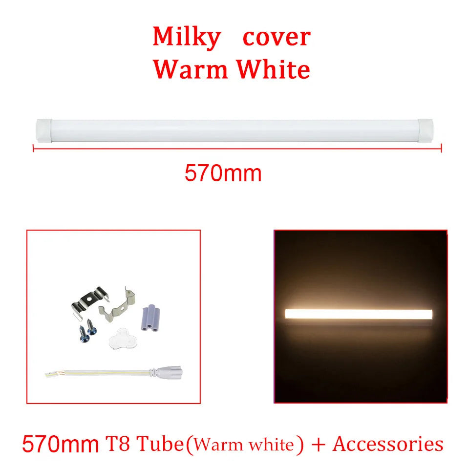 Tuýp LED T8 20W V-Shape, 220V/110V, 2000lm chiếu sáng nhà