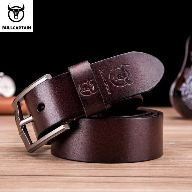 Thắt Lưng Nam Đẳng Cấp BULLCAPTAIN Retro Pin Classic