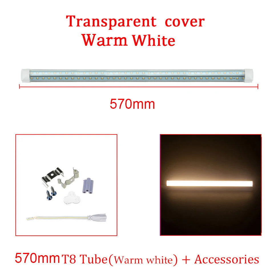 Tuýp LED T8 20W V-Shape, 220V/110V, 2000lm chiếu sáng nhà