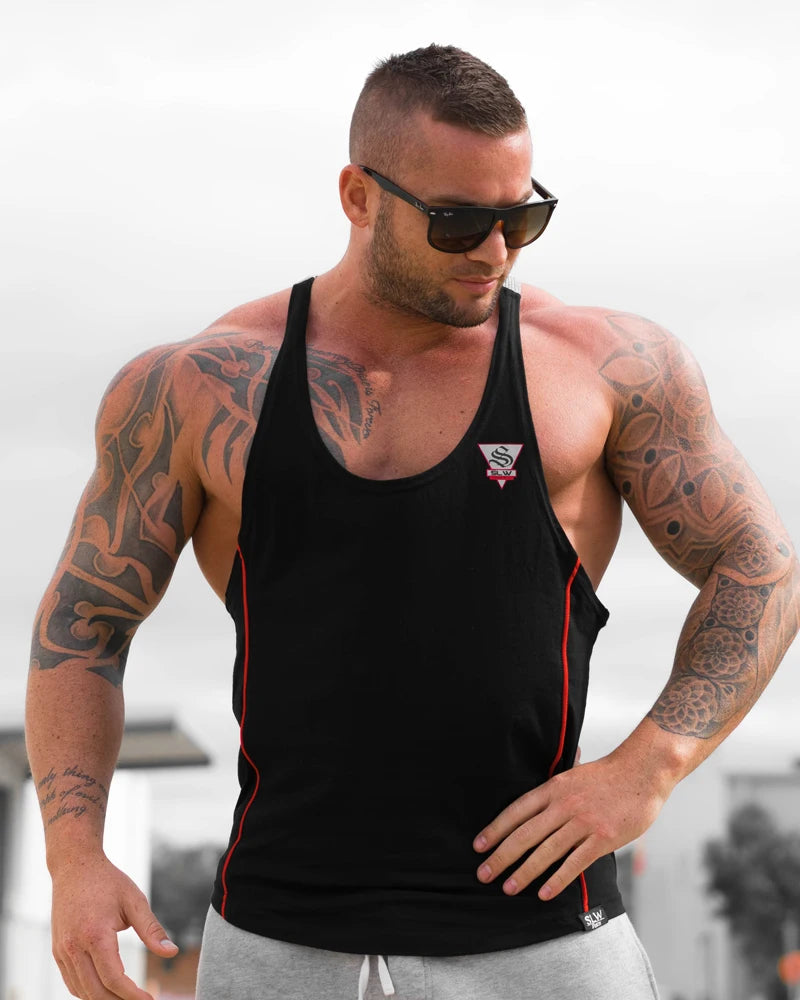 Áo Tank Nam Thể Hình Tập Gym Cotton Thoáng Mát 2018 - Daisan Mart