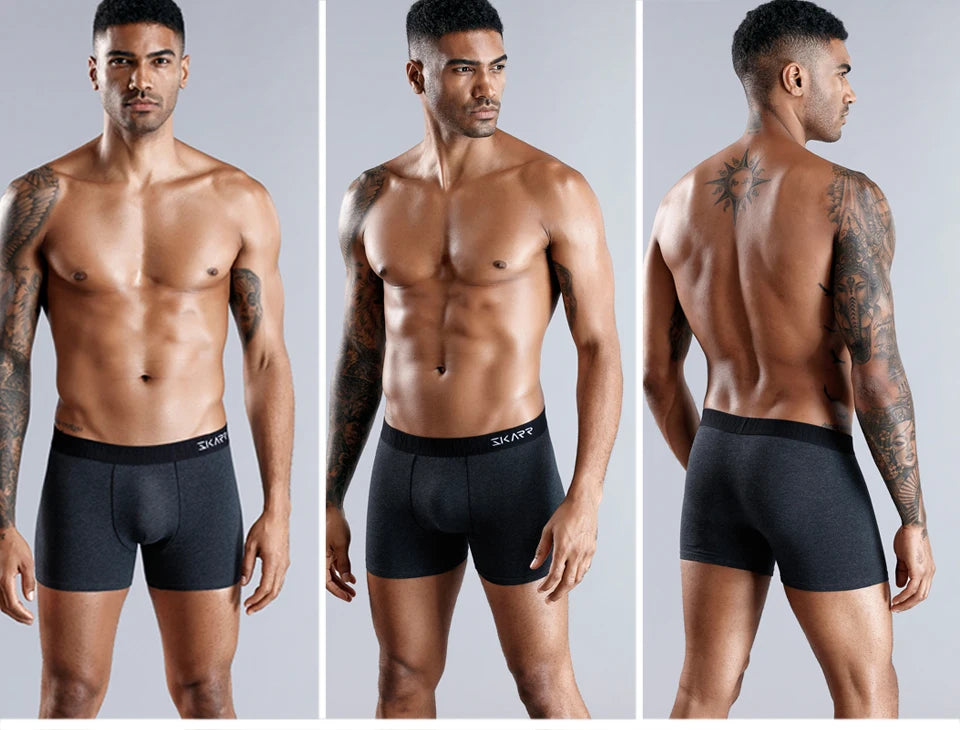 Men's Breathable Cotton Underwear - Boxer Brand