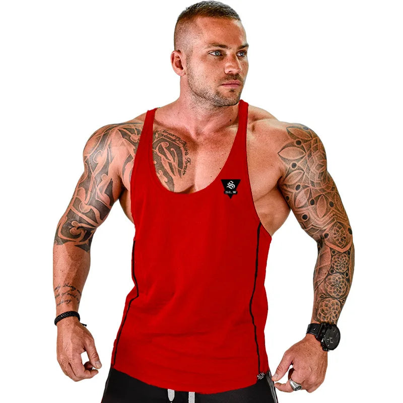 Áo Tank Nam Thể Hình Tập Gym Cotton Thoáng Mát 2018 - Daisan Mart