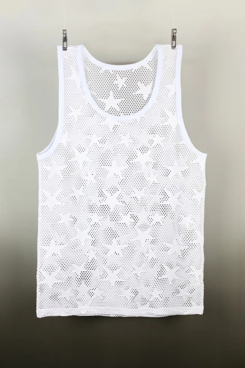 Áo Tank Top Mesh Thể Hình Nam Thoáng Khí 50 ký tự - Daisan Mart