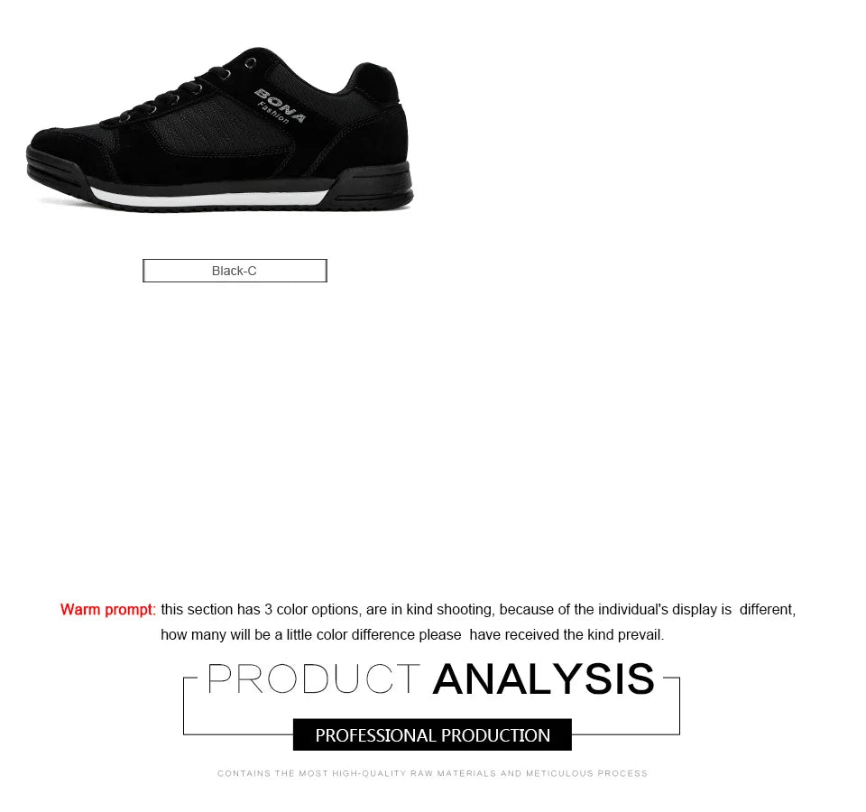 BONA Skateboarding Shoes for Men and Women Breathable Multi-Function