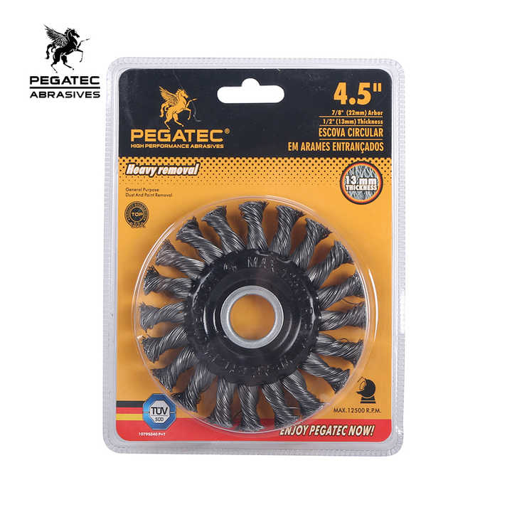 100X14MM Twisted Wire Brush 