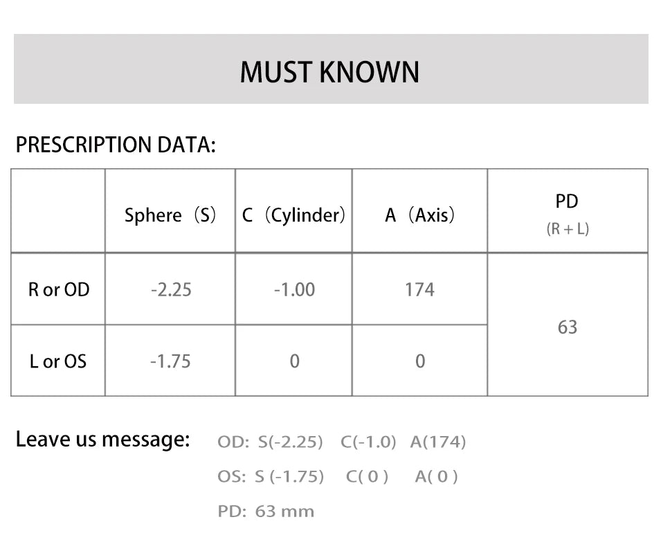 A Pair Of Optical Tinted Lens Dyed Myopia Presbyopia Aspheric Prescription Scratch-resistant 1.56 1.61 1.67 Index - Daisan Mart