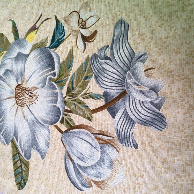 Flower Glass Mosaic 