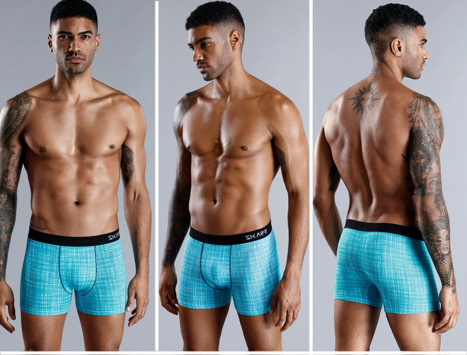 Men's Breathable Cotton Underwear - Boxer Brand