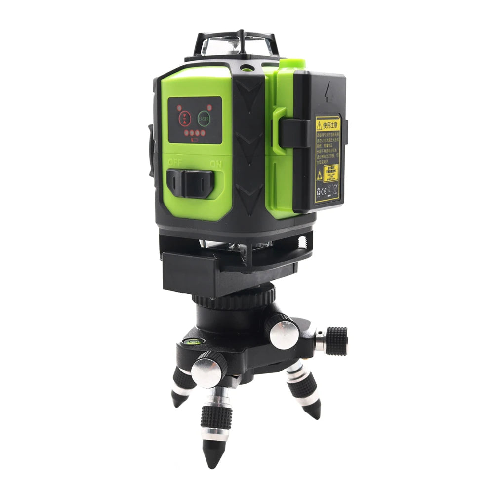 New Fukuda Professional 16 Line 4D Laser Level Japan Sharp Green 515NM Beam 360 Vertical And Horizontal Self-leveling Cross - Daisan Mart