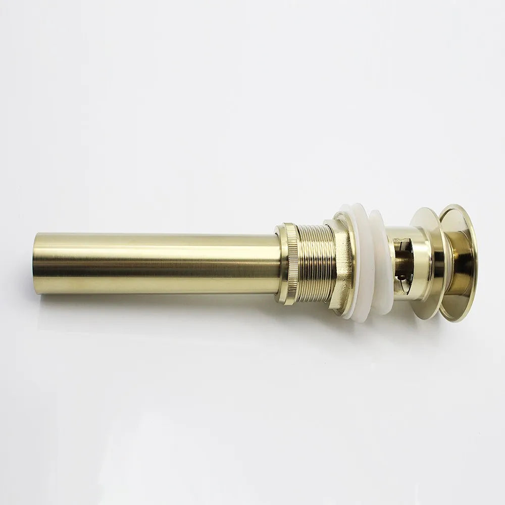 Bathroom Vessel Sink Drain Stopper, Push Pop up Drain - Daisan Mart