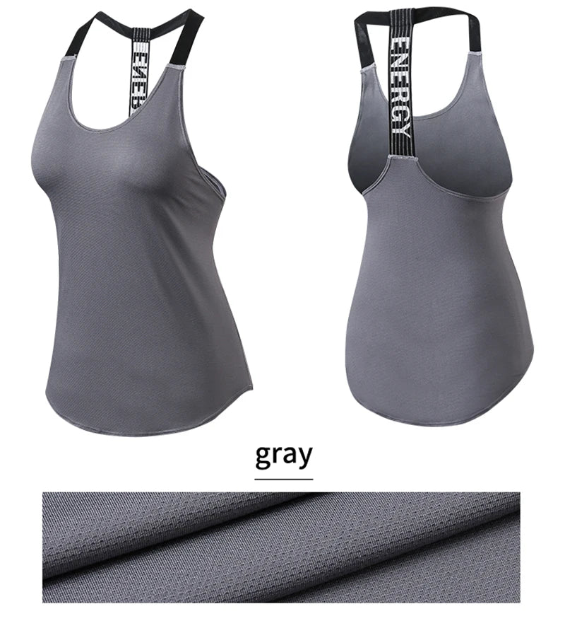 Áo Tank Tập Gym Nữ Lưng Hở Thoáng Khí Nhanh Khô - Daisan Mart