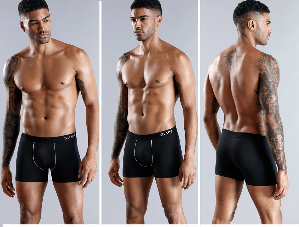 Men's Breathable Cotton Underwear - Boxer Brand