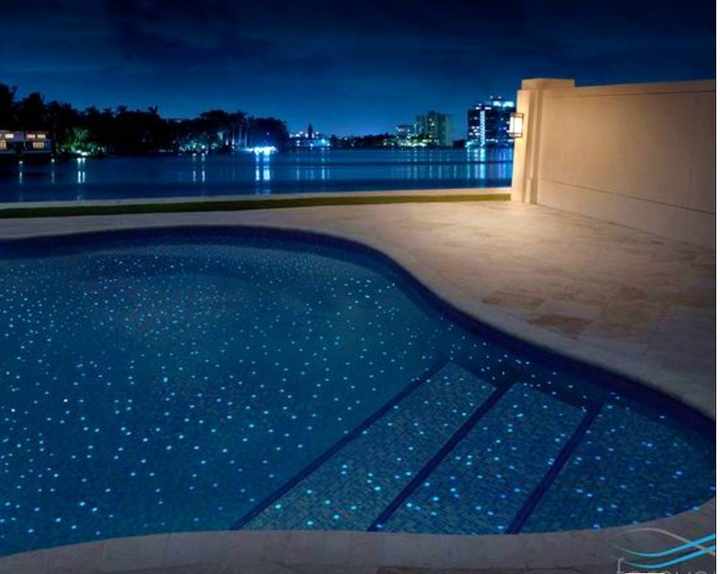 Light Blue Luminous Swimming Pool Mosaic Tiles Wholesale Price 2023