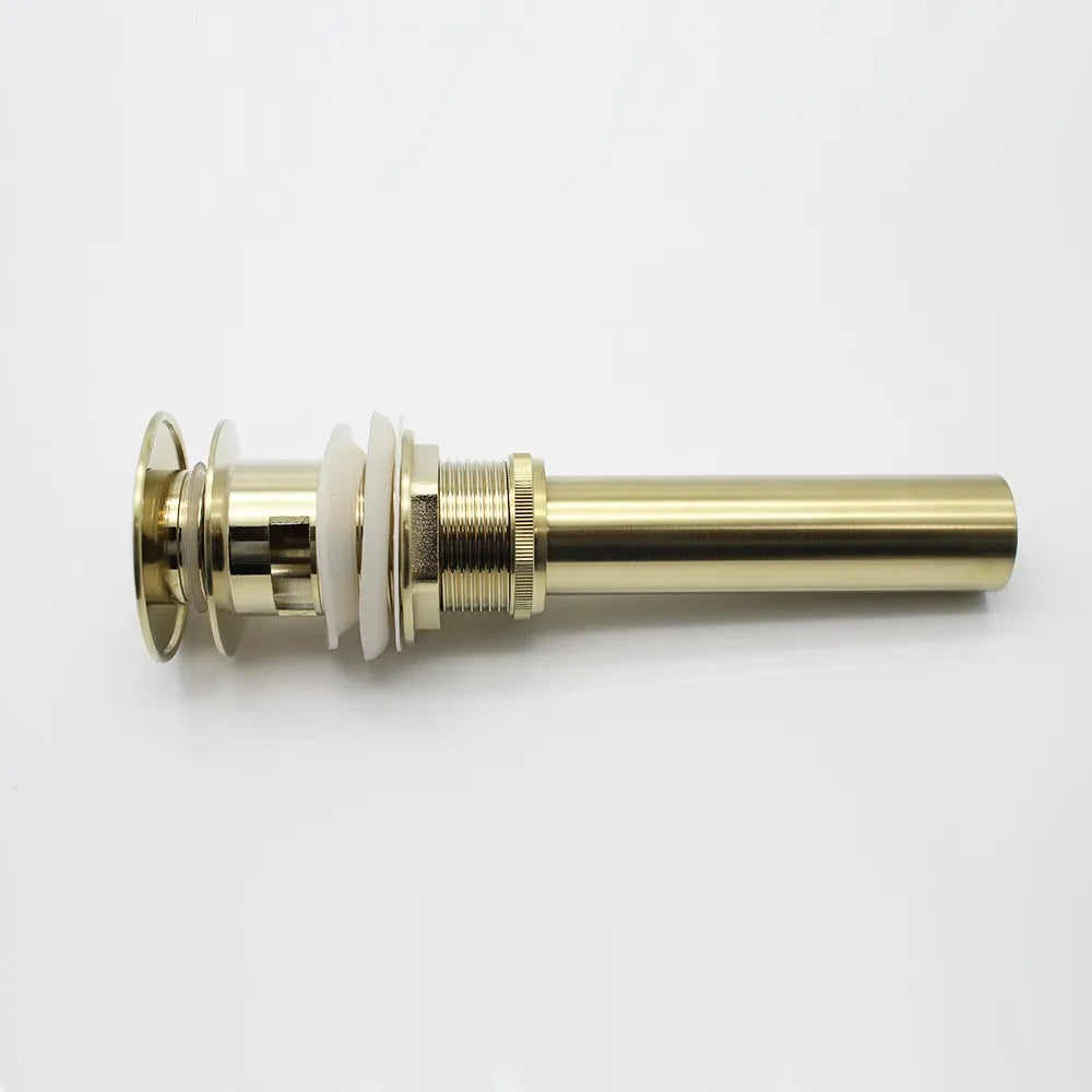 Bathroom Vessel Sink Drain Stopper, Push Pop up Drain - Daisan Mart