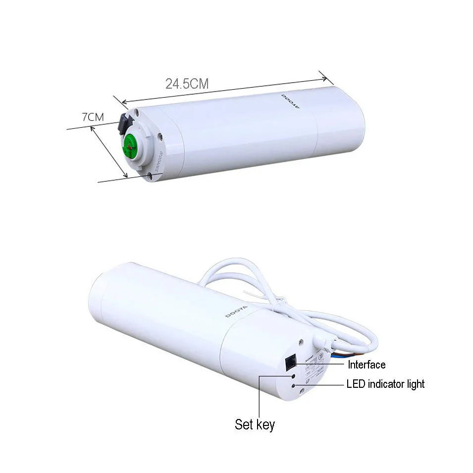 Động Cơ Rèm Điện Dooya DT52E 75W Điều Khiển RF433 - Daisan Mart