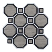 Modern design, brown mosaic stone polished surface, 1 year warranty, decorative pattern sold for apartments