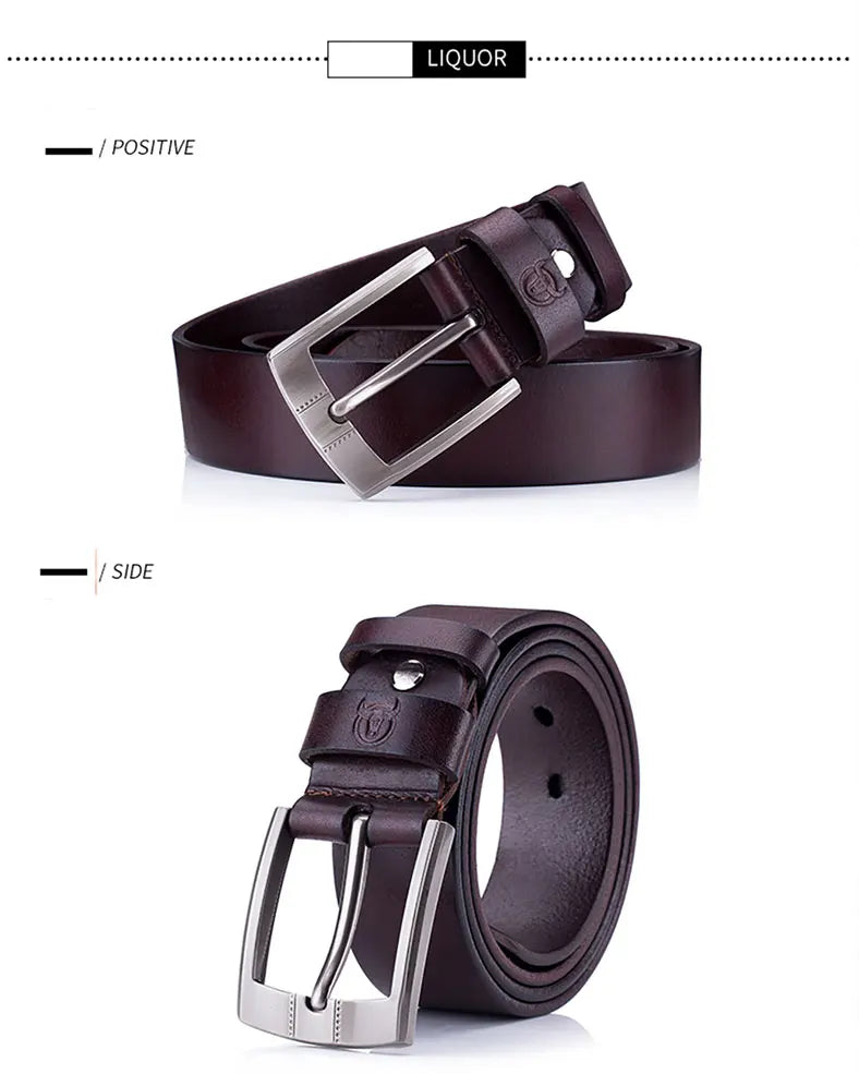 Thắt Lưng Nam Đẳng Cấp BULLCAPTAIN Retro Pin Classic