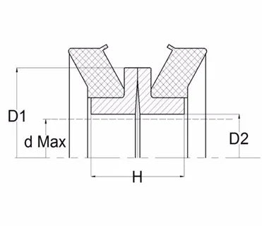 Mechanical Face Seal Assembly HDDF Type  CR124020 - Daisan Mart