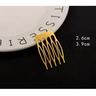 Set of 5 Bridal Hair Combs - DIY Jewelry Accessories