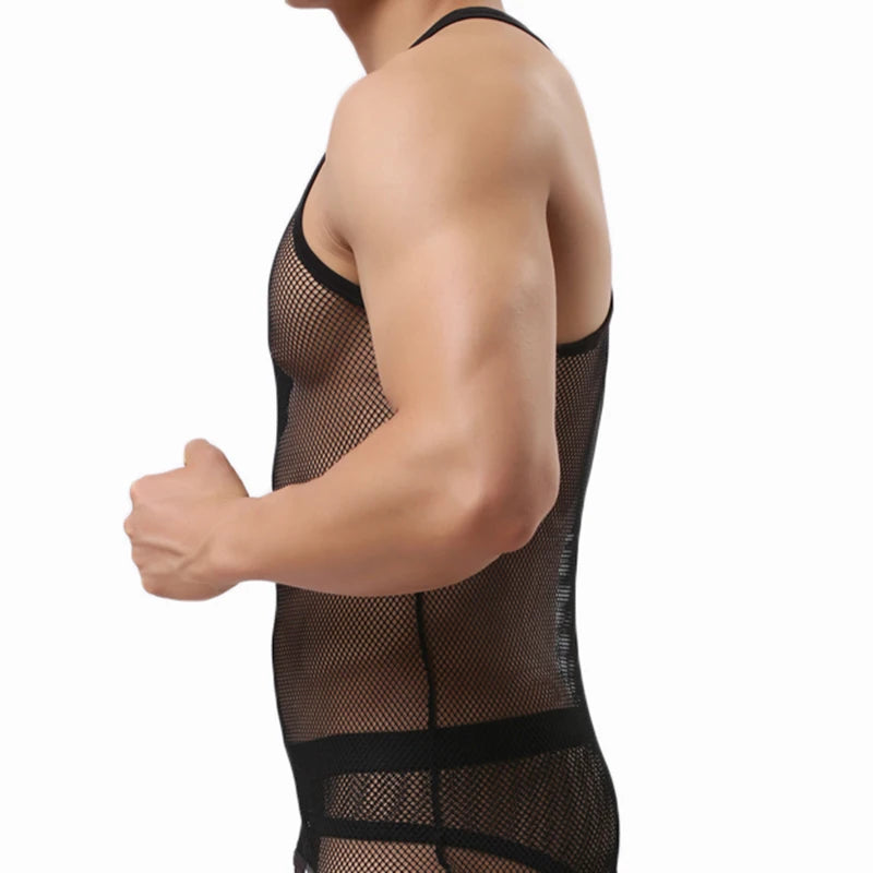 Áo Tank Top Lưới Nam Thoáng Mát Mùa Hè Bodybuilding