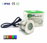Đèn LED 3W Chống Nước IP68 Cho Hồ Bơi An Toàn 12-24V