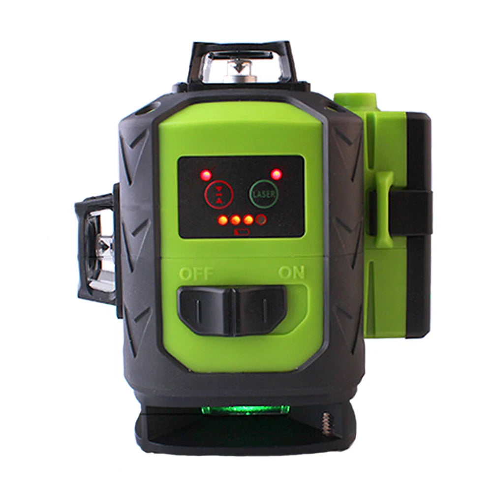 New Fukuda Professional 16 Line 4D Laser Level Japan Sharp Green 515NM Beam 360 Vertical And Horizontal Self-leveling Cross - Daisan Mart