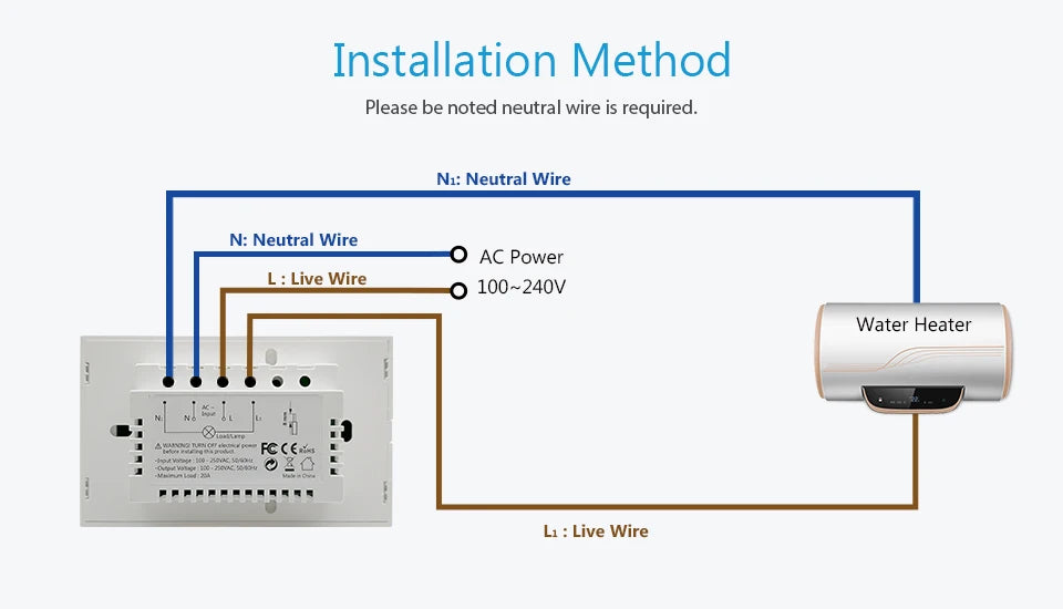 Tuya ZigBee 3.0 Hot Water Control