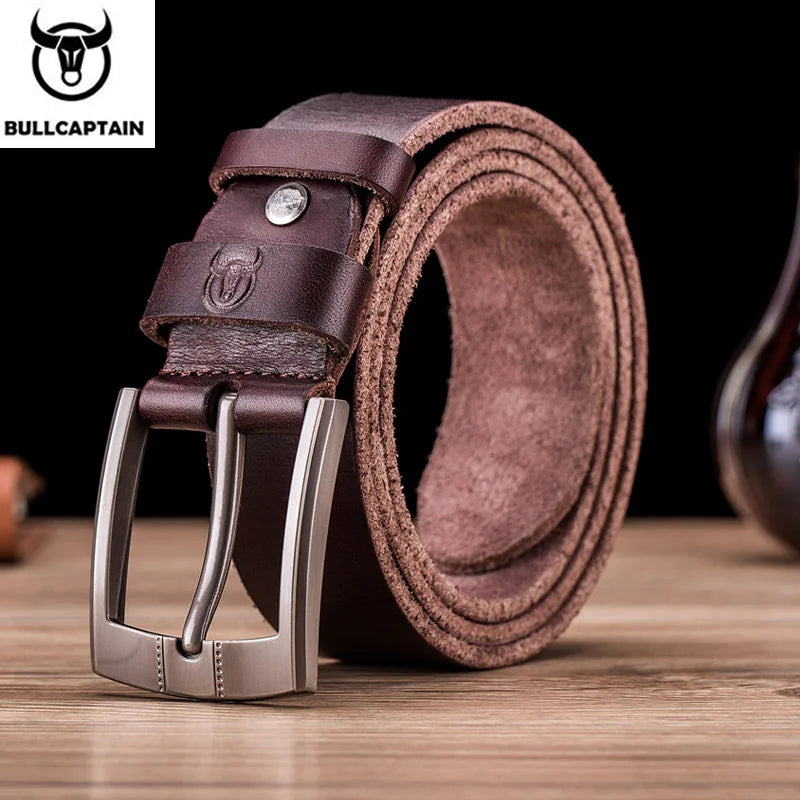 Thắt Lưng Nam Đẳng Cấp BULLCAPTAIN Retro Pin Classic