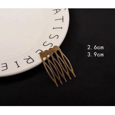 Set of 5 Bridal Hair Combs - DIY Jewelry Accessories