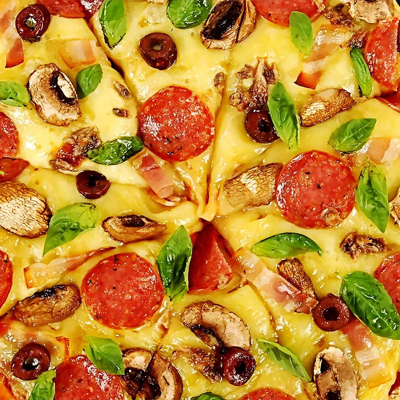 Custom 3D Mural Wallpaper Wall Painting Personalized Pizza Shop Blackboard Photo Wall Paper Cafe Restaurant Backdrop Wall Decor