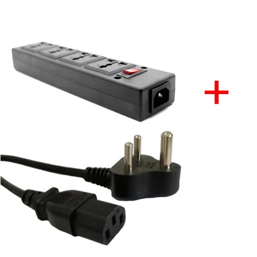 Ổ cắm đa năng 4 lỗ 13A có dây nguồn C14 đa chuẩn - Daisan Mart