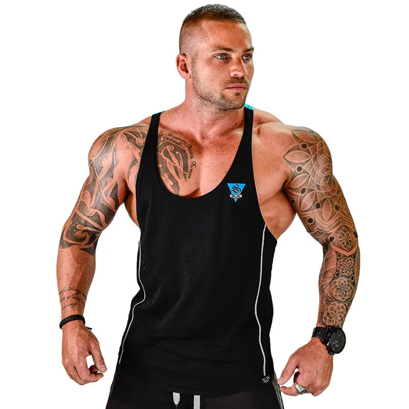 Áo Tank Nam Thể Hình Tập Gym Cotton Thoáng Mát 2018 - Daisan Mart